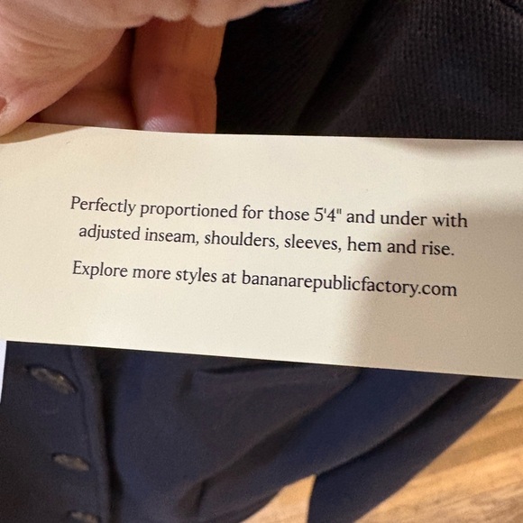 NWT! Banana Republic Factory Knit Pique Blazer - Picture 6 of 6